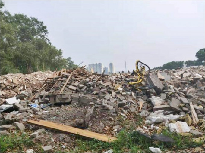 北京小汤山镇遭强拆。网图