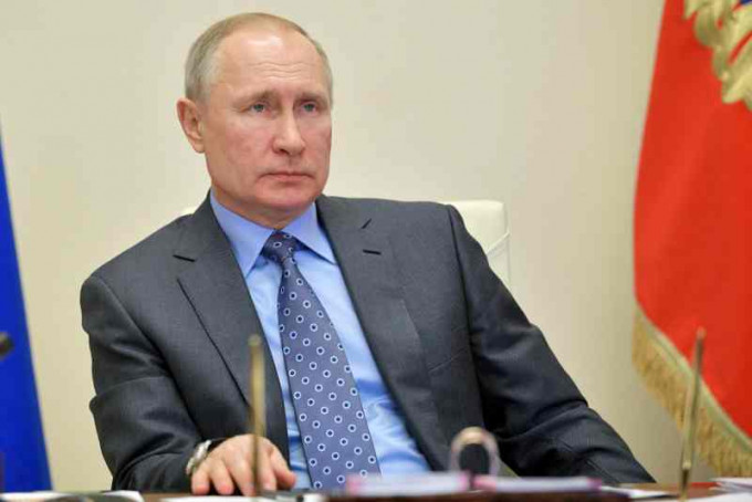 普京宣布全国停工令延长至4月30日。AP
