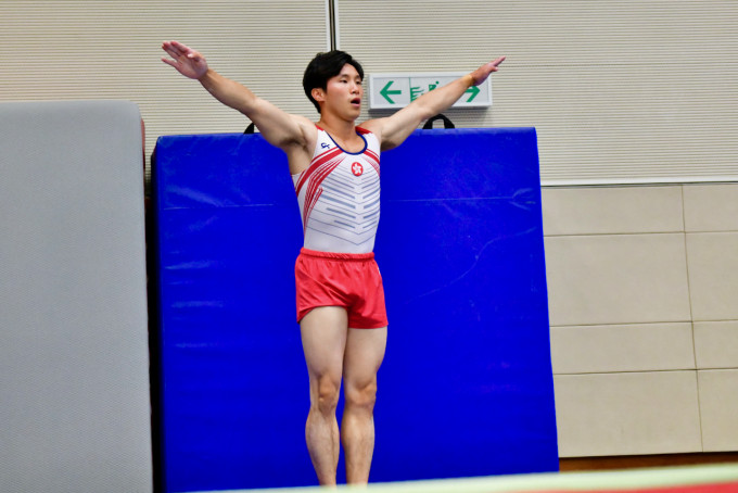 石偉雄苦練高難度動作李世光跳，盼望在東京奧運爭取好成績。 資料圖片