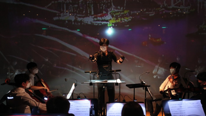 浸大交响乐团举行周年音乐会。