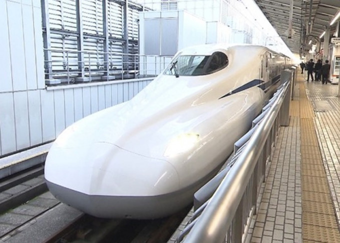 新幹線有列車因車長去洗手間，一度無人控制。網圖，非涉事班次。