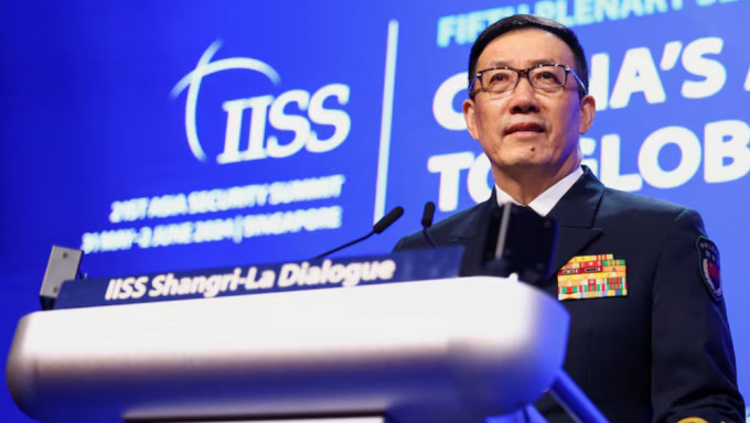 中国新任国防部部长董军成为香格里拉对话会焦点人物。 路透社