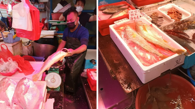 鸭脷洲一鱼档以7500元卖出野生黄花鱼，引发热议。「香港街市鱼类海鲜研究社」facebook群组