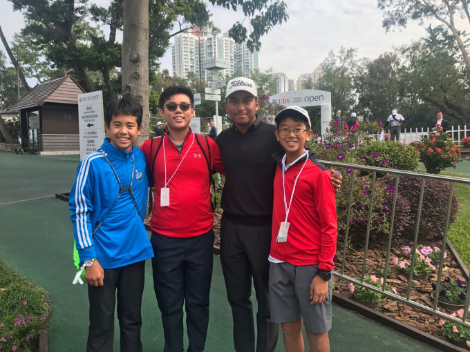 右二：Leon D'Souza 今日打出7次小鳥。