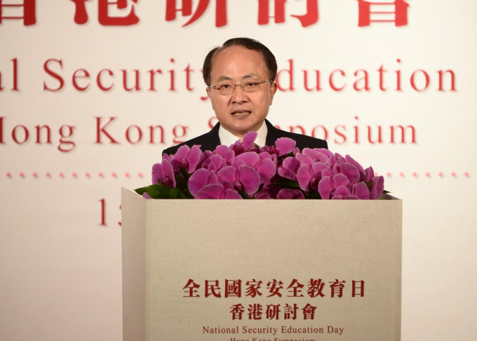 王志民大力批評有「港獨」激進分子肆無忌憚地以不同方式挑戰國家主權安全。