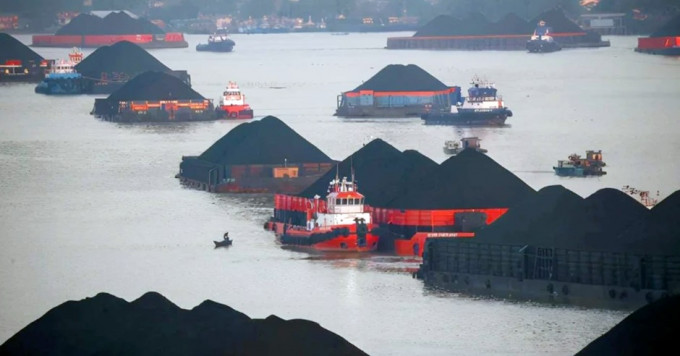 印尼本月暫停煤炭出口。網圖
