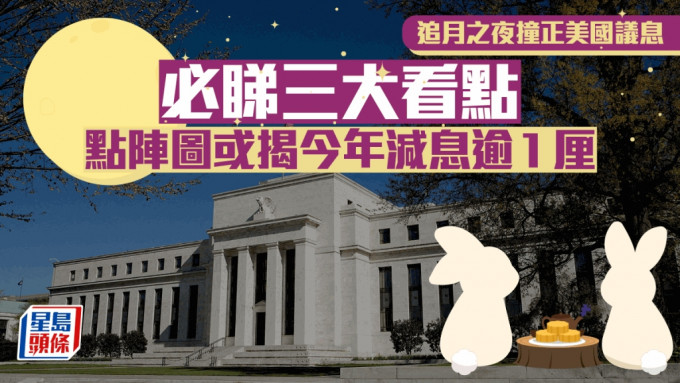 追月之夜撞正美国议息 必睇三大看点 点阵图或揭今年减息逾1厘