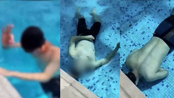 河南游泳教练憋气训练溺毙，工作人员在旁拍片嬉戏，无人施救。
