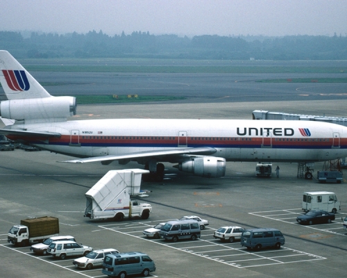 聯合航空(非涉事客機)。網圖