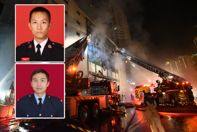 迷你倉4級大火致2名消防員殉職，包括高級消防隊長張耀升及消防隊目許志傑。 資料圖片