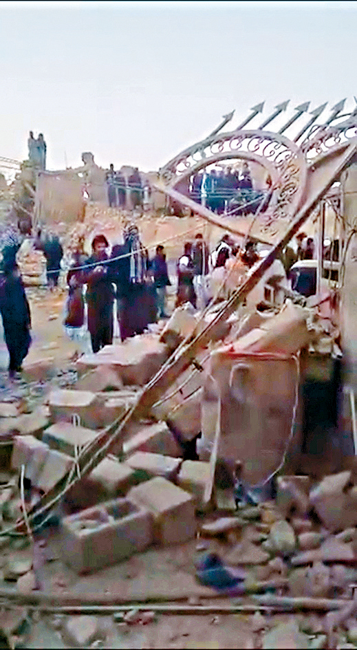 遭巴國軍事攻擊的伊朗錫斯坦-俾路支斯坦省村莊。