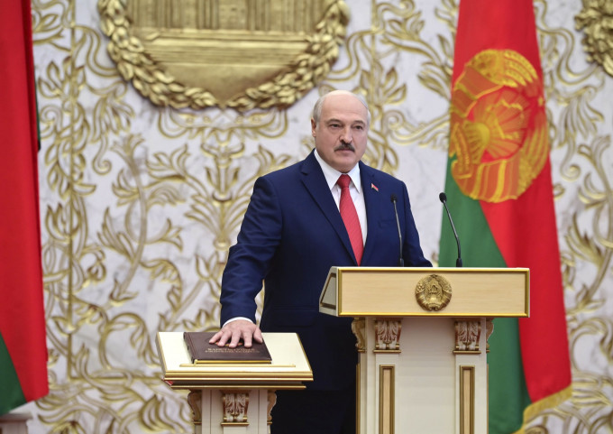 盧卡申科秘密宣誓就職 白俄總統。 AP