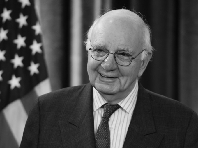 美國聯儲局前主席沃爾克逝世，享年92歲。AP