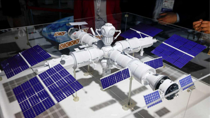 俄罗斯公开自家太空站模型。网图