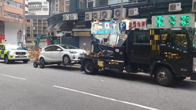 葵青警區打擊交通違例 發747張罰款告票兼拖走阻街車輛