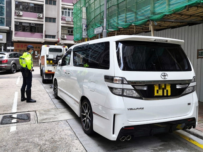 警方昨日举行港岛总区交通日。警方图片