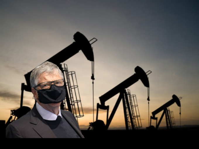 蓋茨建議投資者長遠應放棄購買石油公司的股票。（美聯社）