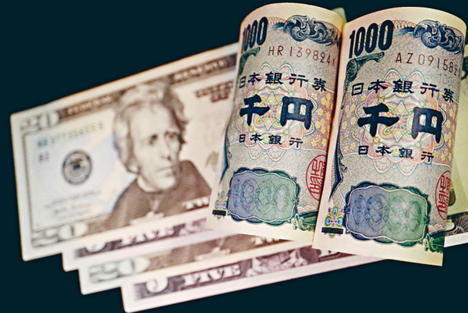 美元持續強勢，日圓則走軟，美元兌日圓見一年高位149.98，叩響150大關。