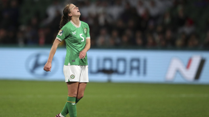 爱尔兰女足过去两场都于上半场与对手打和。AP
