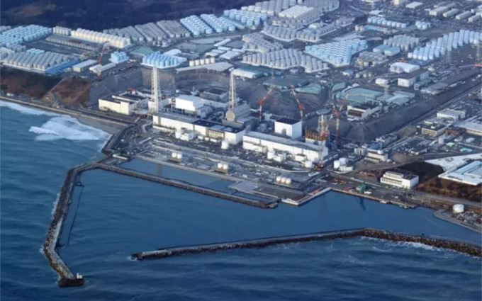 日本福島第一核電廠周一起開始試運轉排放核污水。美聯社
