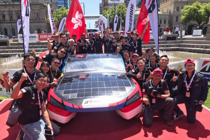 IVE工程學科自行研製太陽能電動車SOPHIE 6s 出戰澳洲的「世界 太陽能車挑戰賽」。
