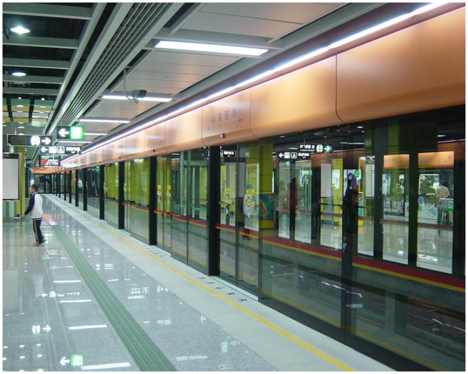 广州地铁。网上图片