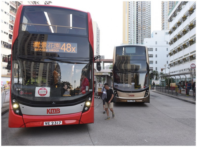 巴士業職工會聯盟響應「全港大塞車」行動。資料圖片