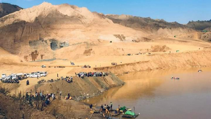 緬甸北部盛產翡翠的克欽邦帕敢地區發生礦難。（網上圖片）