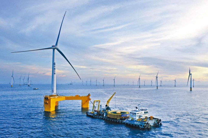 ■中国首个百万千瓦海上风电场。