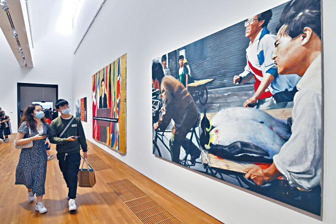 ■M+博物馆开幕初期设有六个专题展览。