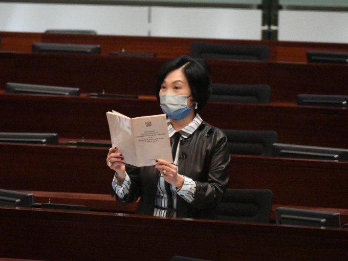 新民党主席叶刘淑仪。