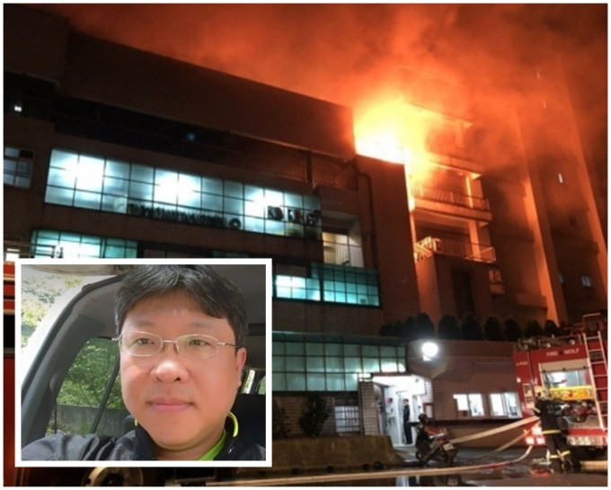 李翰霖(小圖)在敬鵬工廠火災中殉職。網圖