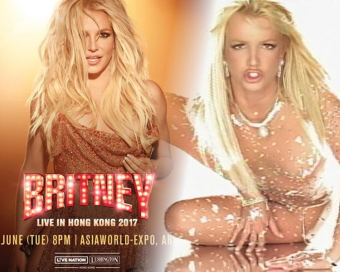 Britney Spears終於來到香港開騷，公開發售則是4月24日。