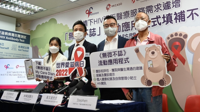 团体公布「疫情下本港HIV遥距医疗服务需求」调查结果。梁文辉摄