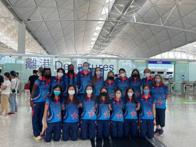 香港女子投球队蓄势待发，盼于亚锦赛争佳绩。公关提供图片