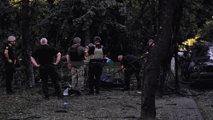 有乌克兰人因导弹袭击身亡，当地警方正在调查。（路透社）