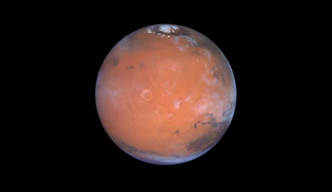 火星在「火星冲」当日将相当明亮。美国NASA图片