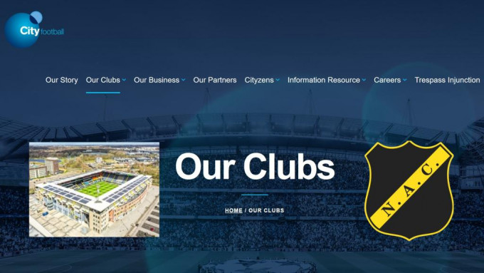 城市足球集团未有公布收购NAC的金额。