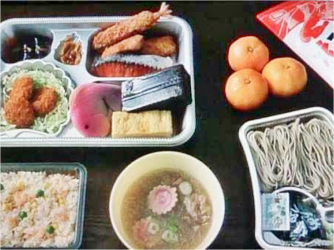 日本監獄的「年夜飯」讓一眾網民直呼羨慕。網圖