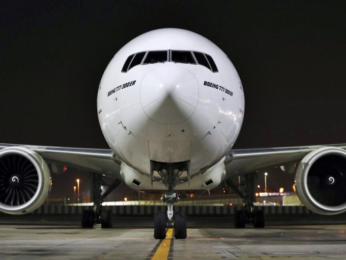 波音777飞机。AP资料图片（示意图）