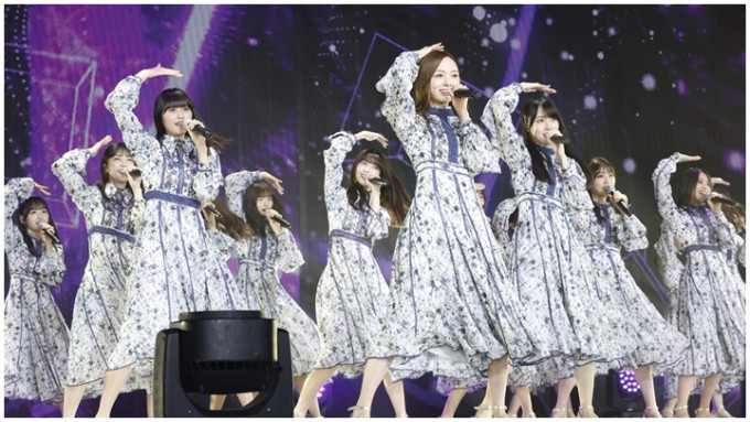 日本女子偶像團體乃木坂46香港個人演唱會《NOGIZAKA46 LIVE IN HONG KONG》昨日在香港會議展覽中心舉行。