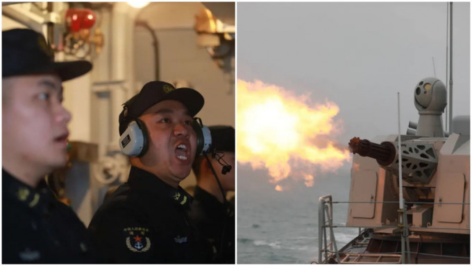 東海艦隊近日舉行實彈攻擊演訓。