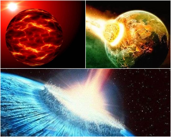 英国科学家米德表示末日行星「尼比鲁星」于2个月后撞向地球，引发世界末日。网图
