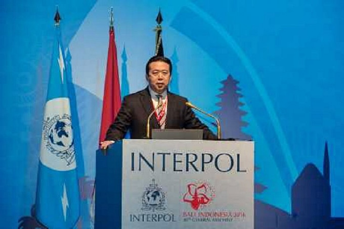 國際刑警組織主席孟宏偉返回中國後失蹤。資料圖片