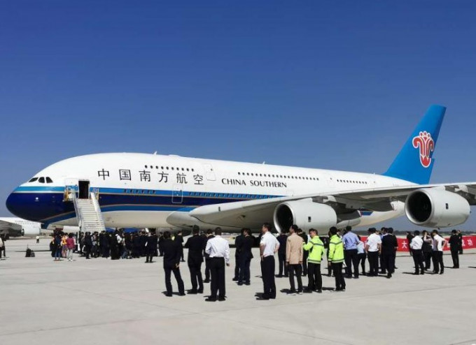 4架民航客机试飞北京大兴机场。网上图片