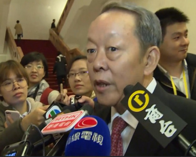 王光亚又表示未来应强化与香港的交往。有线截图