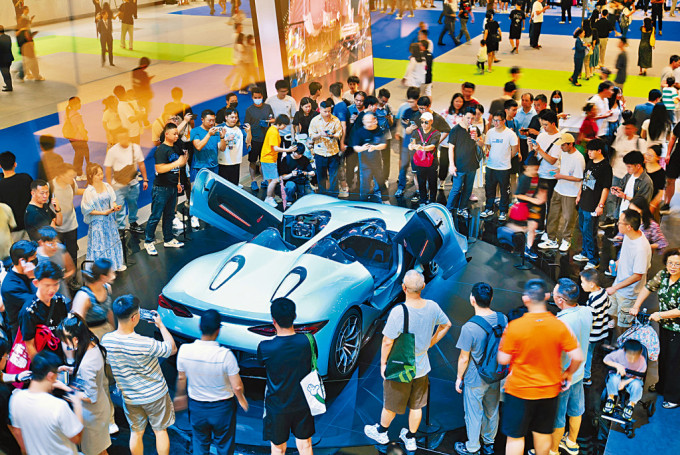 大灣區車展在深圳國際會展中心舉行，展覽期間，共舉辦品牌發布會50多場。