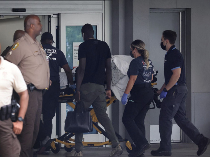 海地總統夫人被轉移至美國佛羅里達州醫院。AP圖片