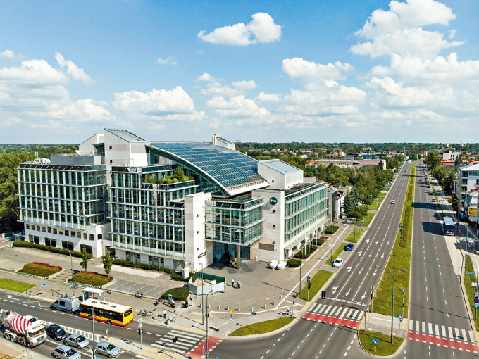 TVN電視台設於華沙的製作大樓。