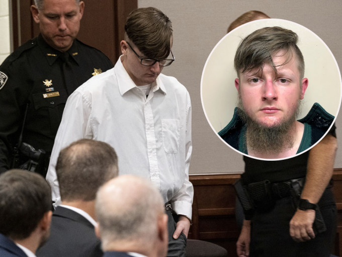 21歲的白人男疑犯龍恩，對4宗謀殺指控表示認罪。AP圖片